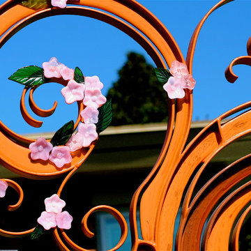 Japanese Cherry Tree Garden Gate