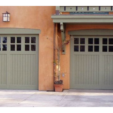 Painted Wood Carriage Garage Doors