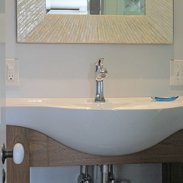 Teak Vessel Sink Vanity