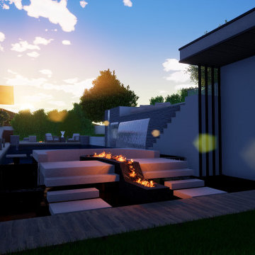 The Pecans - Luxurious Pool, Firepit, Pickleball Court, & Landscape