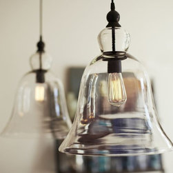 RUSTIC GLASS INDOOR/OUTDOOR PENDANT - LARGE - Pendant Lighting