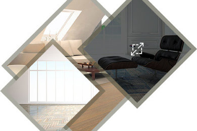 Example of a minimalist home design design in Other