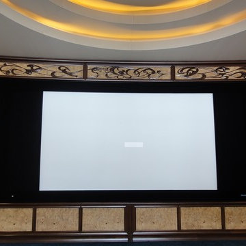 Art Nouveau Inspired Home Theatre