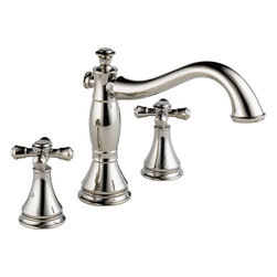 Delta Cassidy 3-Hole Roman Tub Trim - Bathtub Faucets