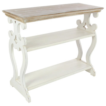Modern White Wood Console Table 44457