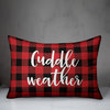 Cuddle Weather, Buffalo Check Plaid 14x20 Lumbar Pillow