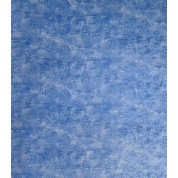 Royal Blue Gold metallic textured plain faux worn fabric Wallpaper, 42 Inc X 33