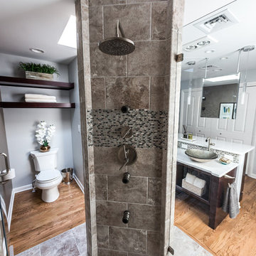 Modern Espresso Master Bathroom