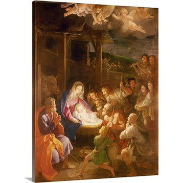 "The Nativity at Night, 1640" Canvas Art, 18"x24"x1.25"