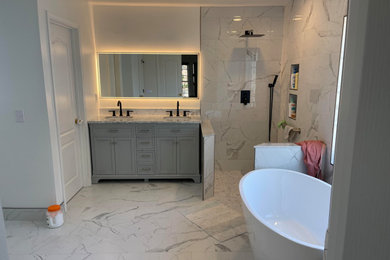 Inspiration for a bathroom remodel in Raleigh
