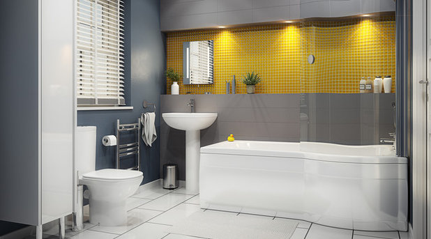 Contemporary  Most Bathroom Suite