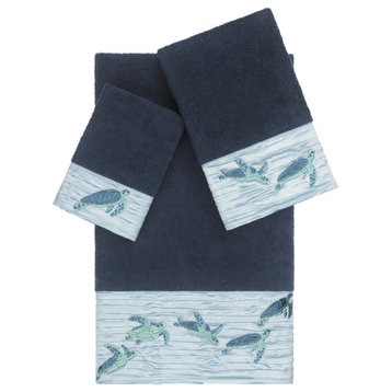 Mia 3 Piece Embellished Towel Set