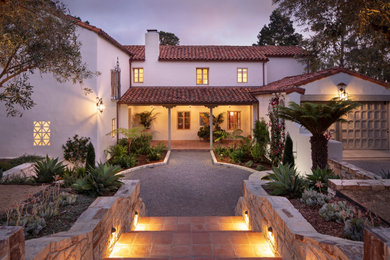 Inspiration for a mediterranean exterior home remodel in Other