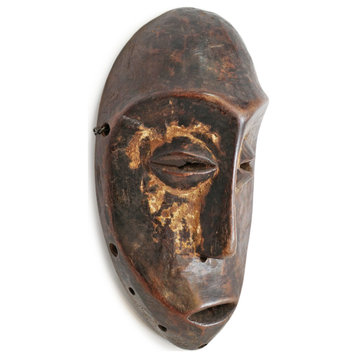 Consigned Old Brown Vintage Lega Mask