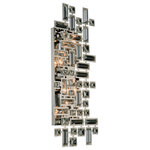 Elegant - Elegant Picasso 4-LT Chrome Wall Sconce Clear Royal Cut Crystal - V2100W22C/RC - This Picasso 4-LT Chrome Wall Sconce Clear Royal Cut Crystal from Elegant has a finish of Chrome and fits in well with any Contemporary style decor.