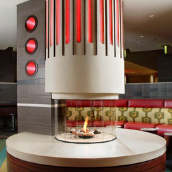 Park Royal Mall Custom Fire Feature - Indoor Fireplaces
