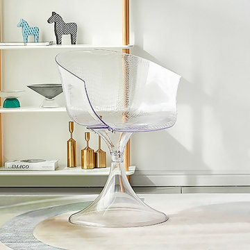 Clear Lucite Acrylic Dining Chairs