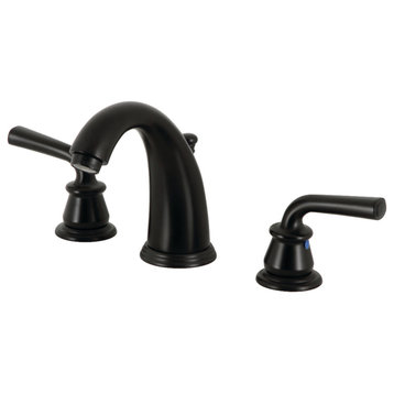 Kingston Brass KB980RXL Widespread Bathroom Faucet, Pop-Up Drain