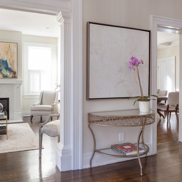 Clean, Modern, and Eclectic Living Room