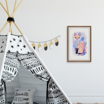 "Enchanting Forester I" Framed Painting Print