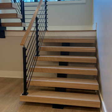 Project #147 | Modern Staircase with Seattle Style Stringer
