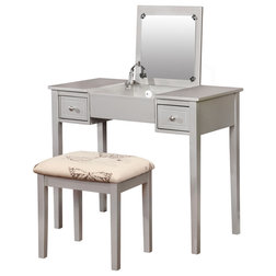 Transitional Bedroom & Makeup Vanities by Homesquare