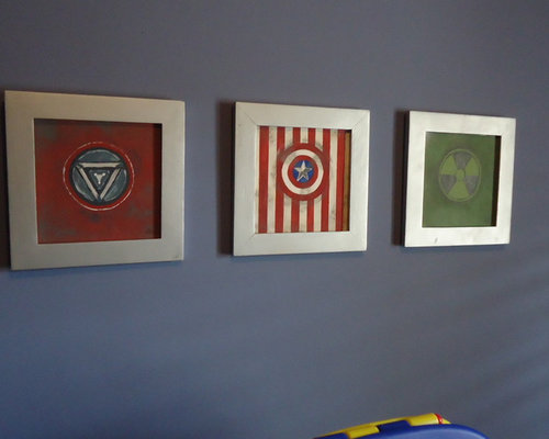 Habitación temática "Avengers" para niño