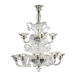 Cyan Design La Scala 12-Light Chandelier in Chrome Finish - Chandeliers