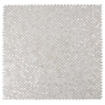Pearl White Scale 11.75 x 11.75