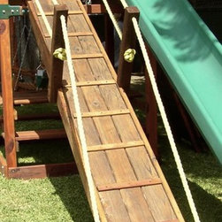 Swing Set Additions - Wooden Gang Plank - Kids Playsets And Swing Sets