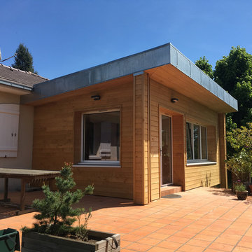 Extension ossature bois - Condé-Sainte-Libiaire (94)