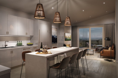 Hillside Cottage with view of the Golf Course and the Ocean