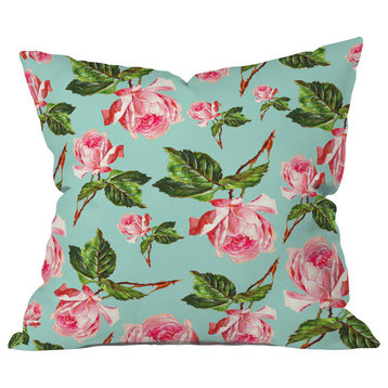 Deny Designs Allyson Johnson Prettiest Roses Outdoor Throw Pillow