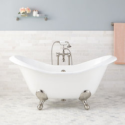 BELLBROOK CAST IRON CLAWFOOT SLIPPER TUB - MODERN FEET - Bathtubs