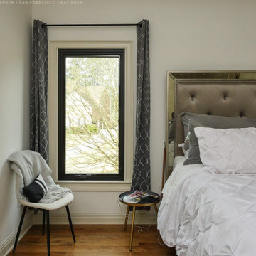 New Black Window in Outstanding Bedroom - Renewal by Andersen Georgia