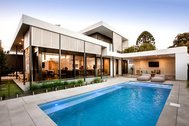 Inspiration for a contemporary pool in Adelaide.
