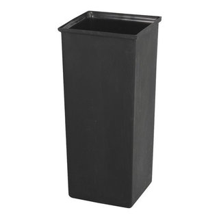 Rubbermaid Commercial Rigid Trash Can Liner,27-1/4 H x ,Gray