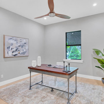Contemporary Home Office — East of the Trail Sarasota