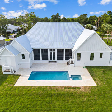 30A Custom Home Builder | 5 Bedroom Single Story Luxury Coastal Home