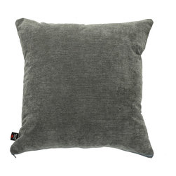 Yorkshire Fabric Shop - Earley Scatter Cushion, Granite, 45x45 Cm - Scatter Cushions