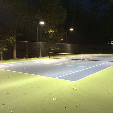 Estate Tennis Court, Carmel, Indiana