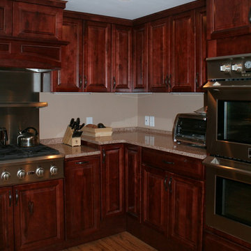 Wellborn Forest Rustic Maple Kitchen
