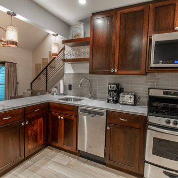 Full Condo Renovation: Basic 80's to Rustic Transitional