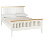 Bentley Designs - Atlanta 2-Tone Painted Bed, King - Atlanta Two Tone King Size Bed features simple clean lines and a timeless style. The range is available in two tone options, to suit any taste. Also manufactured with intricate craftsmanship to the highest standards so you know you are getting a quality product.