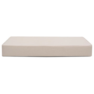 Reversible Daybed Twin Mattress Cover, Sky Neutral Beige Polyester, 9"