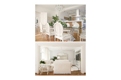 Example of a classic dining room design in Other