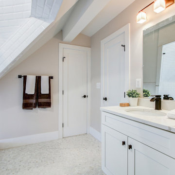 Bathroom Remolded with Stand Alone Tub, Walk-in Shower, Sink, Cabinet, Buchanan