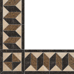 Oshkosh Designs Andromeda Inlay Border and Corner - Flooring