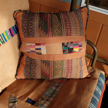 Porch cushions and pillows