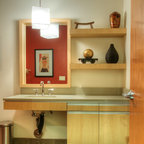 Hillside house - master bathroom - Modern - Bathroom ...